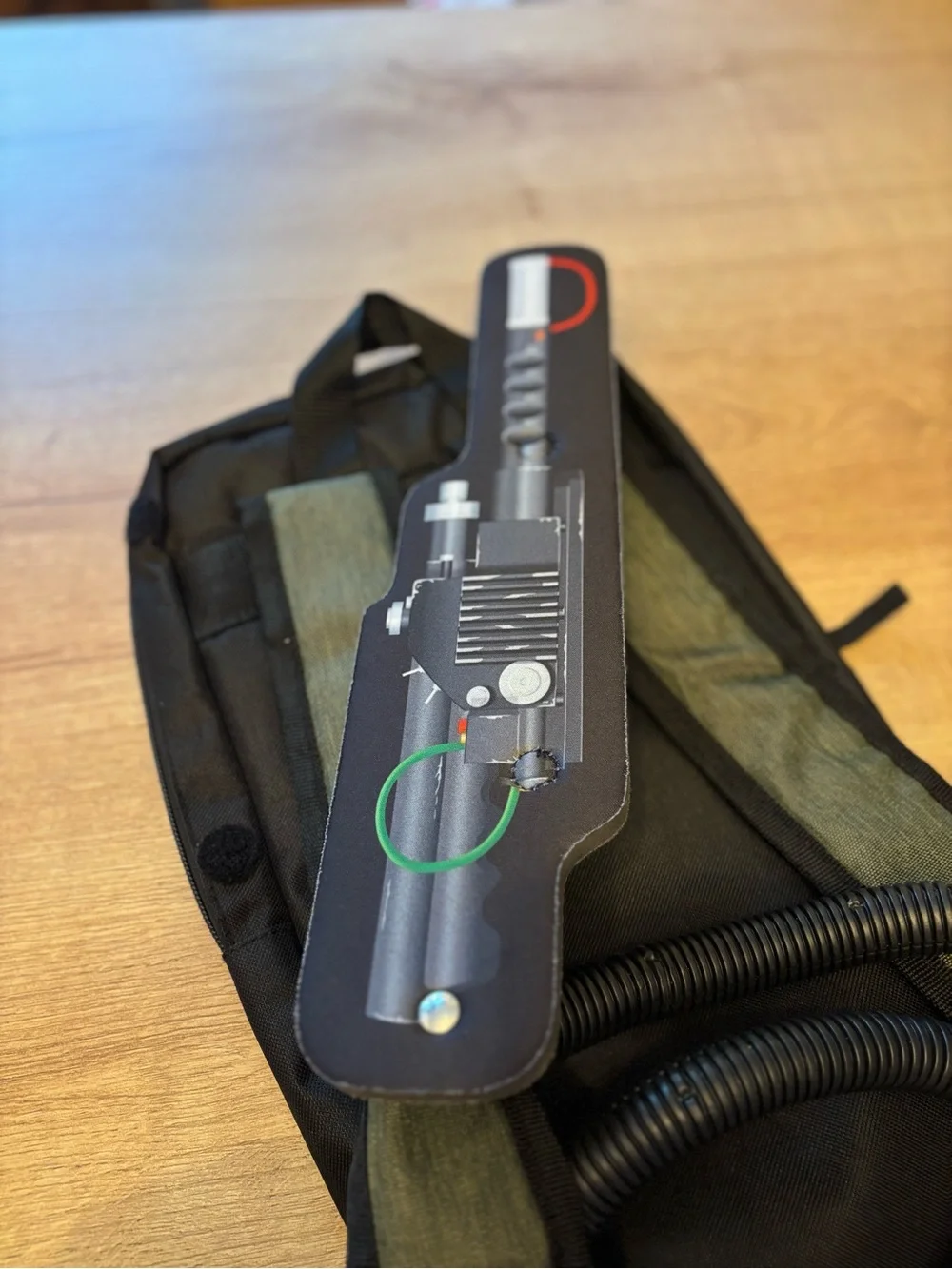 15” Black Ghostbusters Proton Pack Backpack - Novelty Gear Bag
